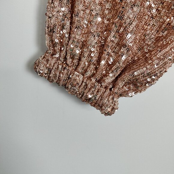 Cleo Women's Sequin Wrap Midi Dress Size XL Swiftie Party Concert Evening Night - Picture 5 of 12